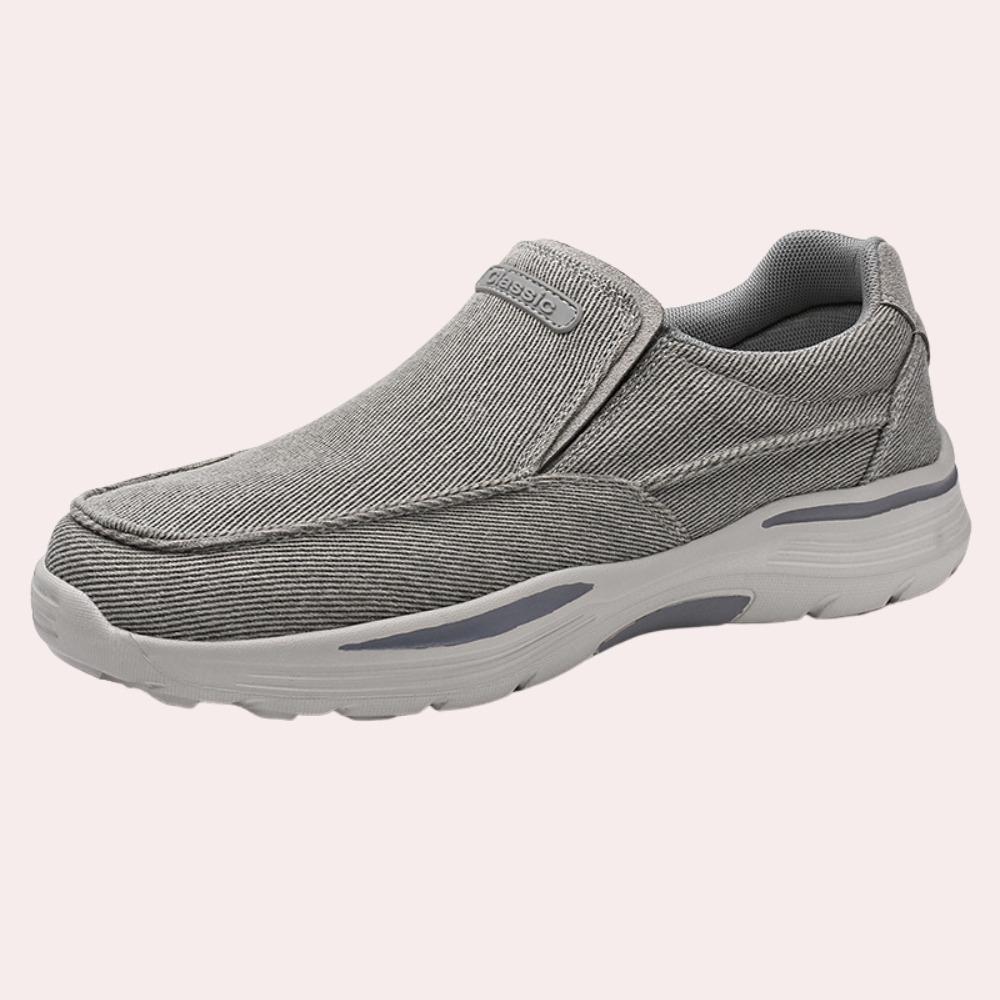 Levoire | Sneakers Pour Hommes Conception Moderne À Enfiler Respirant Decontracte Grijs