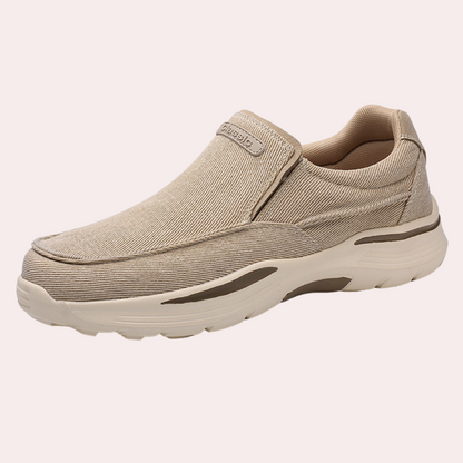 Levoire | Sneakers Pour Hommes Conception Moderne À Enfiler Respirant Decontracte Khaki