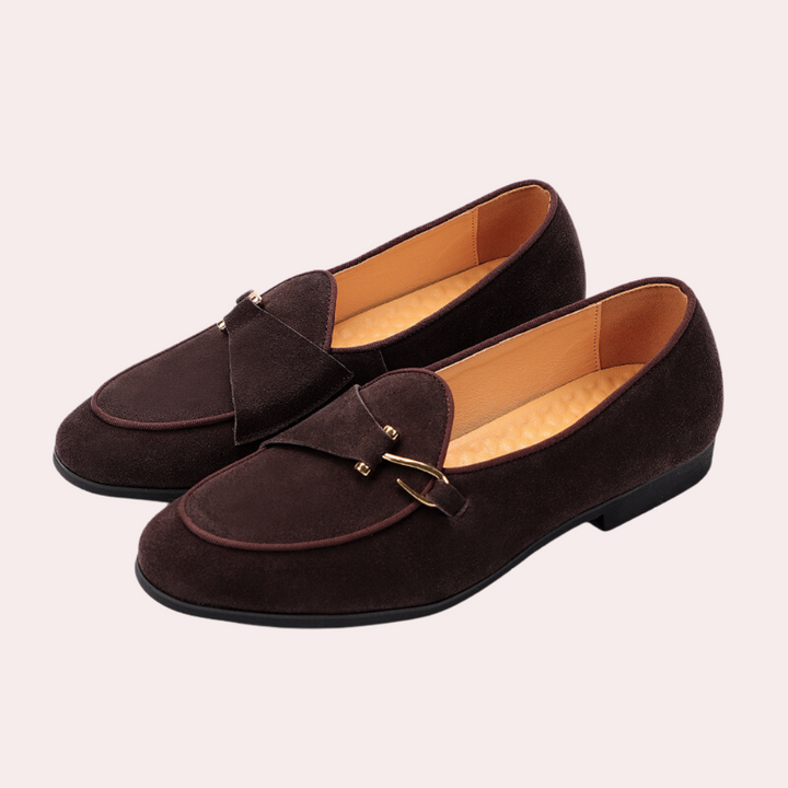 Levoire | Mocassins Pour Hommes Cuir Bovin Luxe Legers Et Confortables Brun