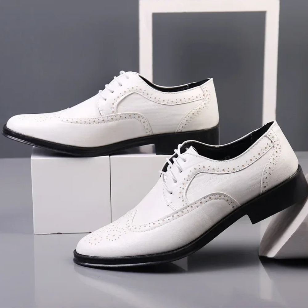 Levoire | Chaussures Pour Hommes Business Casual Confortables & Elegantes Blanc