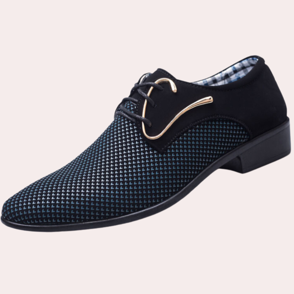 Levoire | Chaussures Pour Hommes Design Moderne Cuir Bleu