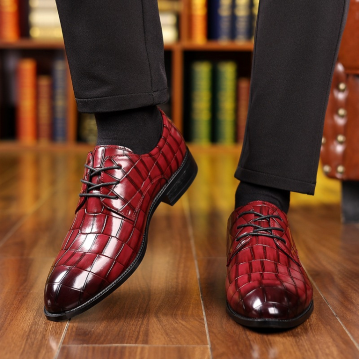 Levoire | Chaussures Pour Hommes À La Mode & Confortables Conception Polyvalente Rouge 47