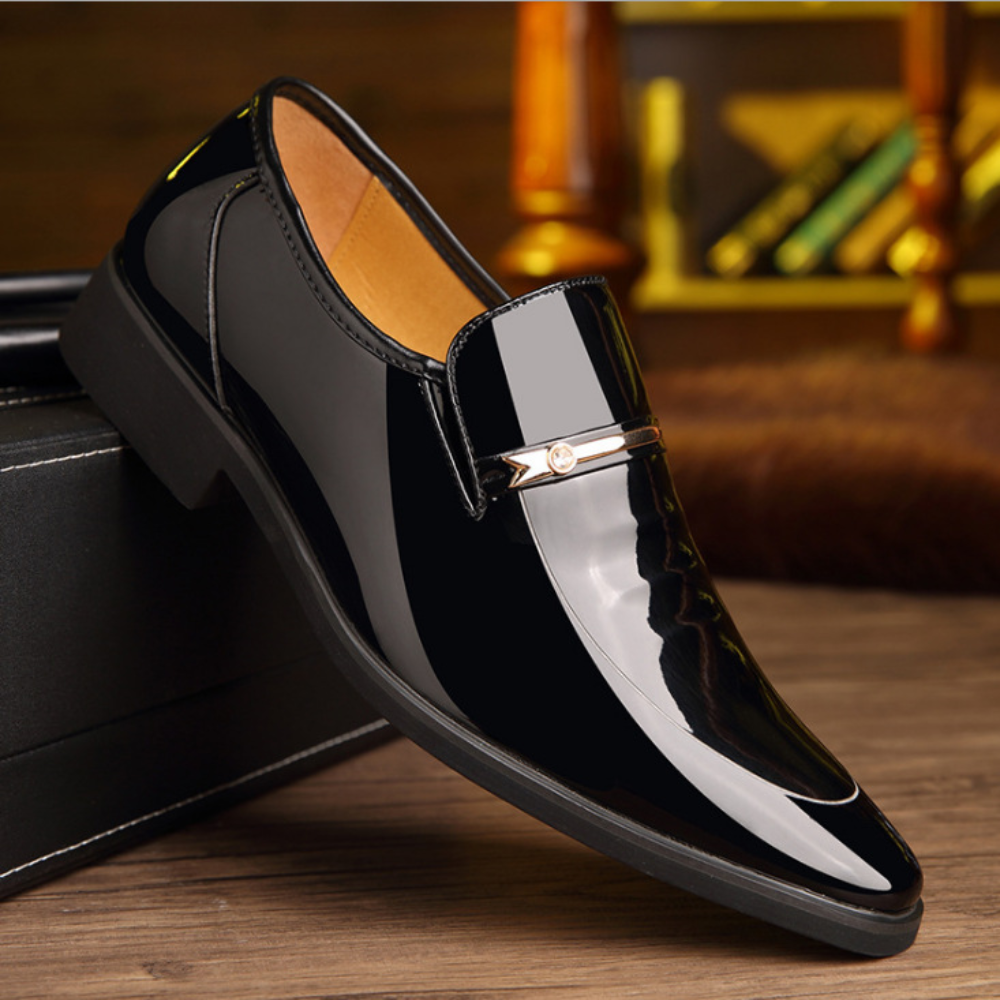 Levoire | Chaussures Pour Hommes Levoire | Chaussures D'Affaires De Luxe Cuir De Haute Qualite Classique Noir