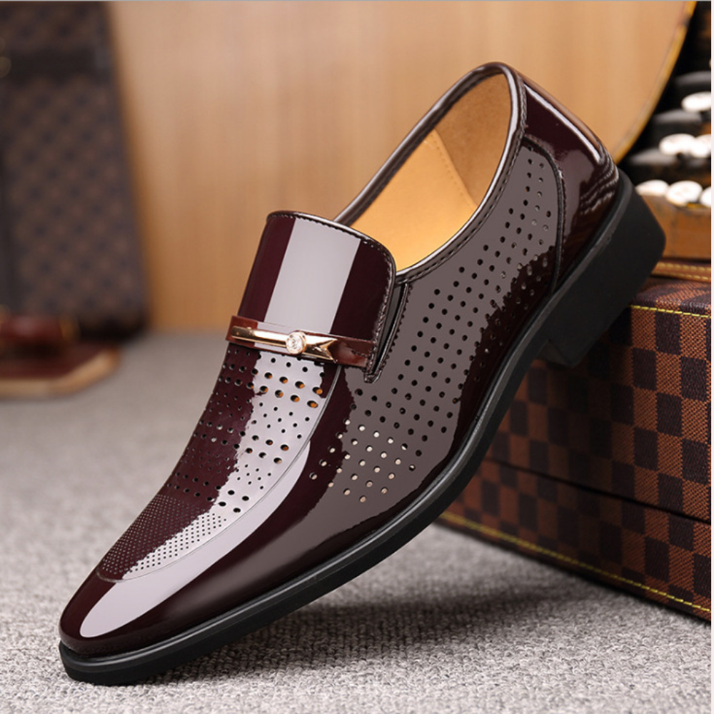 Levoire | Chaussures Pour Hommes Levoire | Chaussures D'Affaires De Luxe Cuir De Haute Qualite Brun