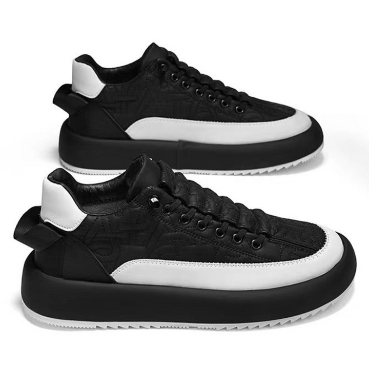 Levoire | Chaussures Pour Hommes Design À La Mode Confort Respirant Noir Blanc