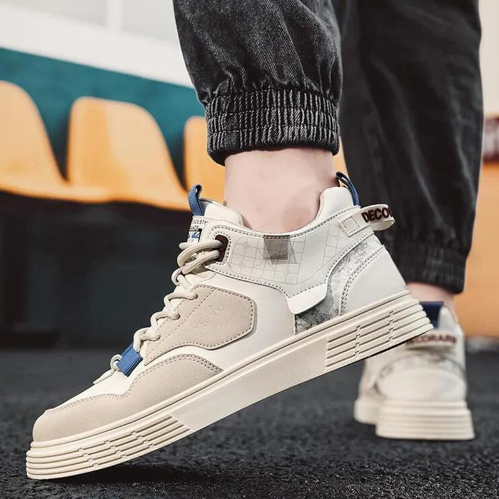 Levoire | Baskets Pour Hommes Cuir De Haute Qualite Respirant Et Elegant