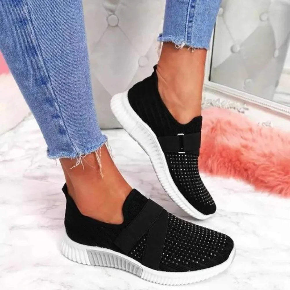 Levoire | Chaussons Slip-On Relaxants Noir
