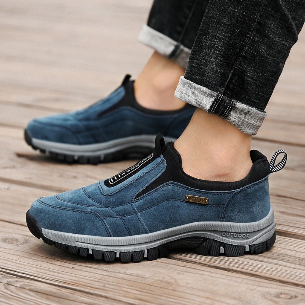 Levoire | Chaussures De Randonnee Pour Hommes Legères Et Confortables Antiderapantes Bleu