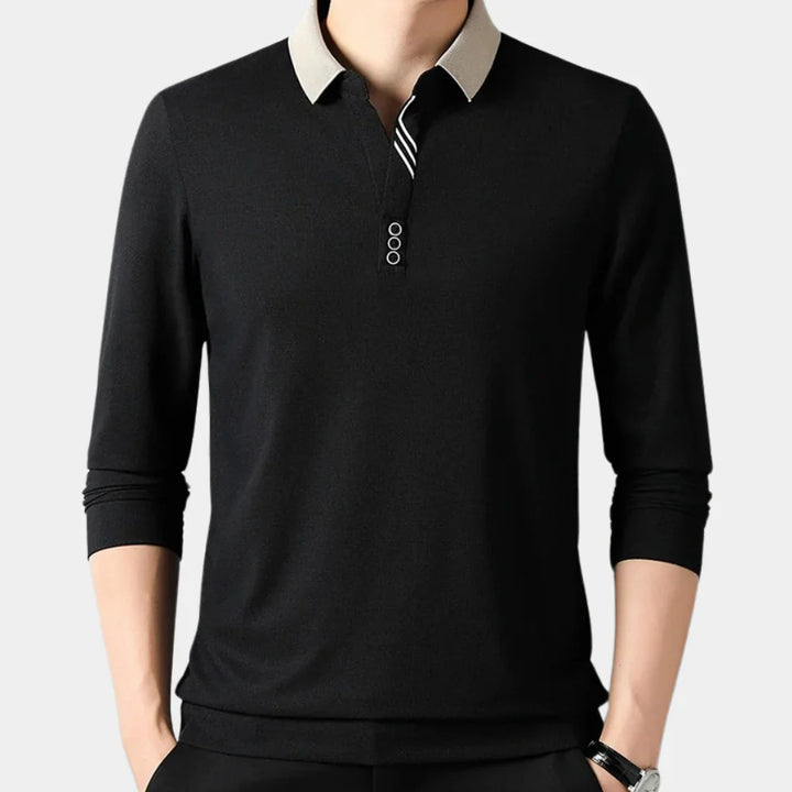 Levoire | T-Shirt À Manches Longues Doux Noir