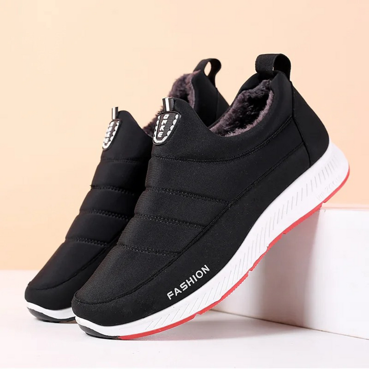 Levoire | Baskets Imperméables Femme au Style Élégant et Confort Durable Noir