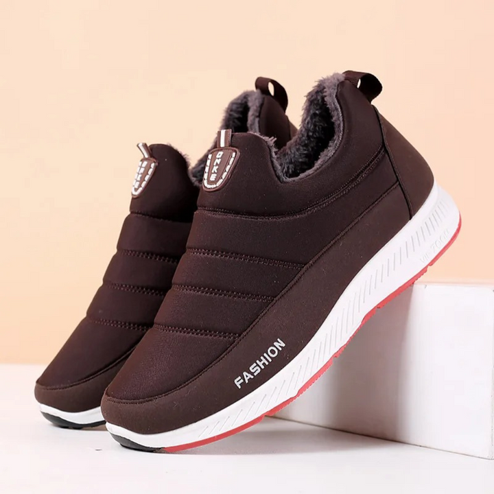 Levoire | Baskets Imperméables Femme au Style Élégant et Confort Durable Brun