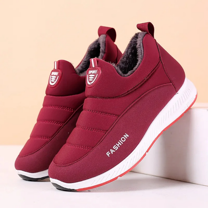 Levoire | Baskets Imperméables Femme au Style Élégant et Confort Durable Rouge