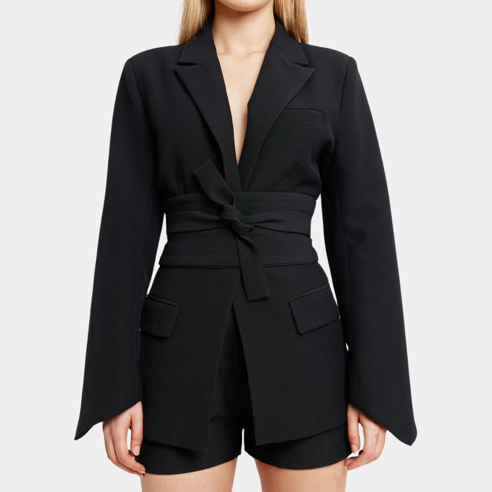 Levoire | Blazer Élégant Avec Ceinture Pour Tenues Élégantes