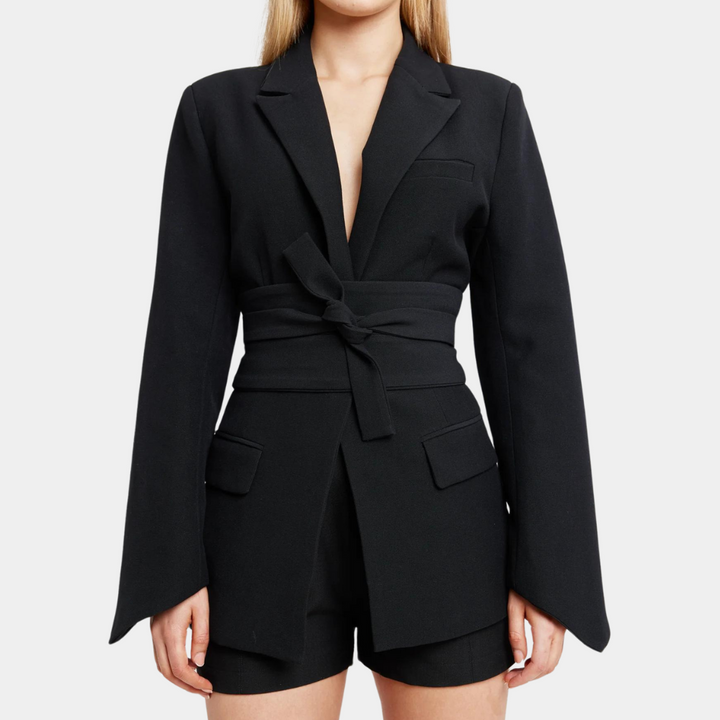 Levoire | Blazer Élégant Avec Ceinture Pour Tenues Élégantes