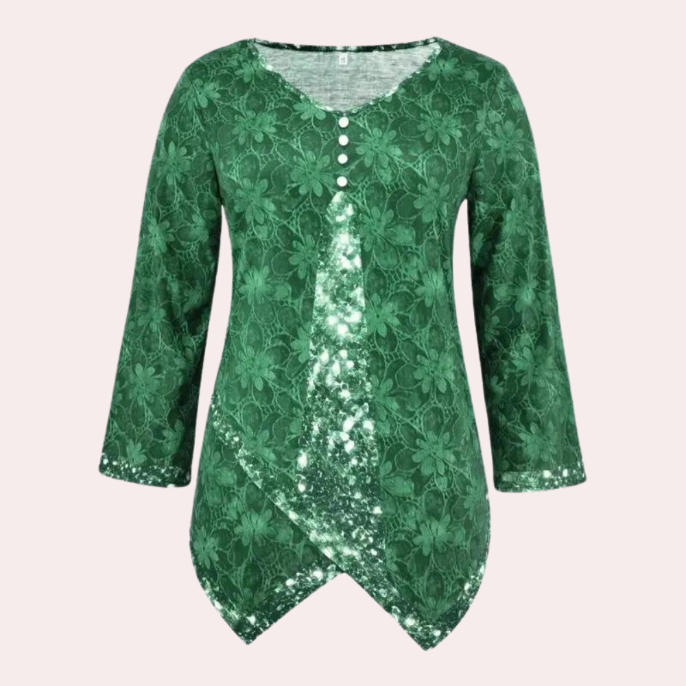 Levoire | Manteau Hiver Élégant Épuré Vert