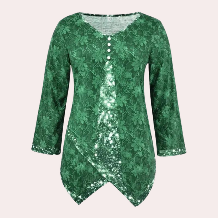 Levoire | Manteau Hiver Élégant Épuré Vert