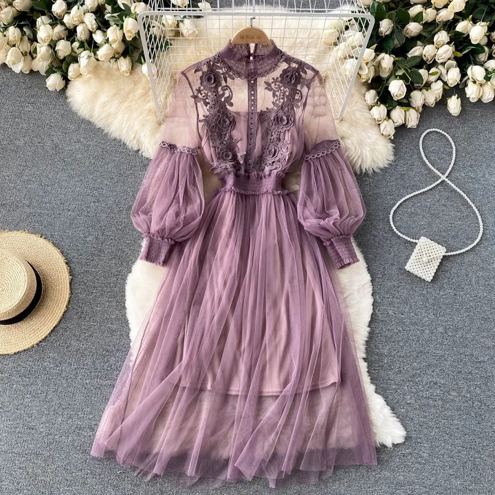 Levoire | Robe Fleurie Lila