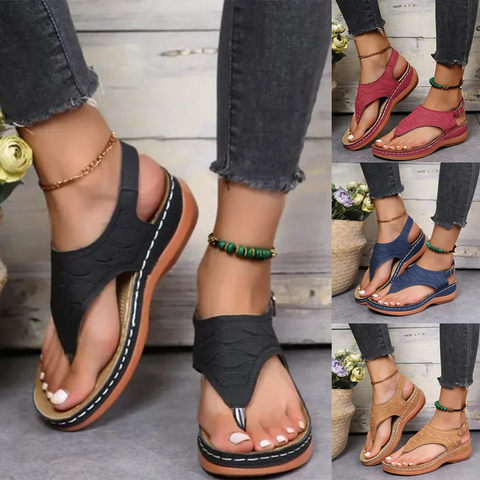 Levoire | Sandale À Talon Bas À Bout Rond Sklisikker