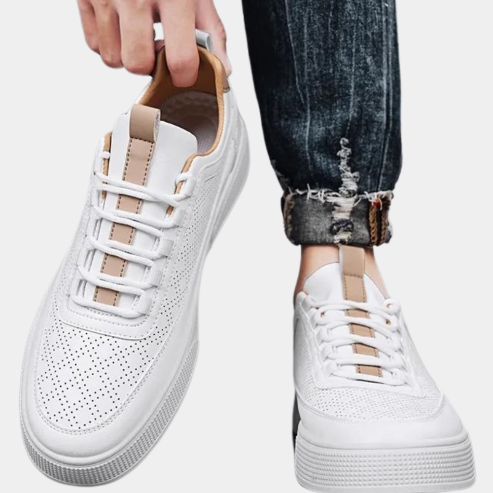 Levoire | Baskets Motif Perforé Confortables