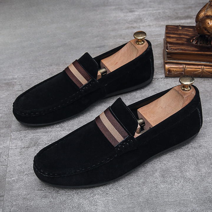 Levoire | Mocassins Pour Hommes Slip-On De Luxe Confortable & Elegant Noir
