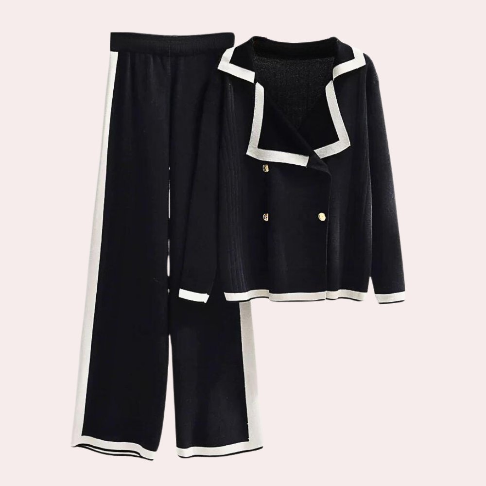 Levoire | Ensemble Femme Élégant Tendance, Élégant & Sans Effort Élégant Noir