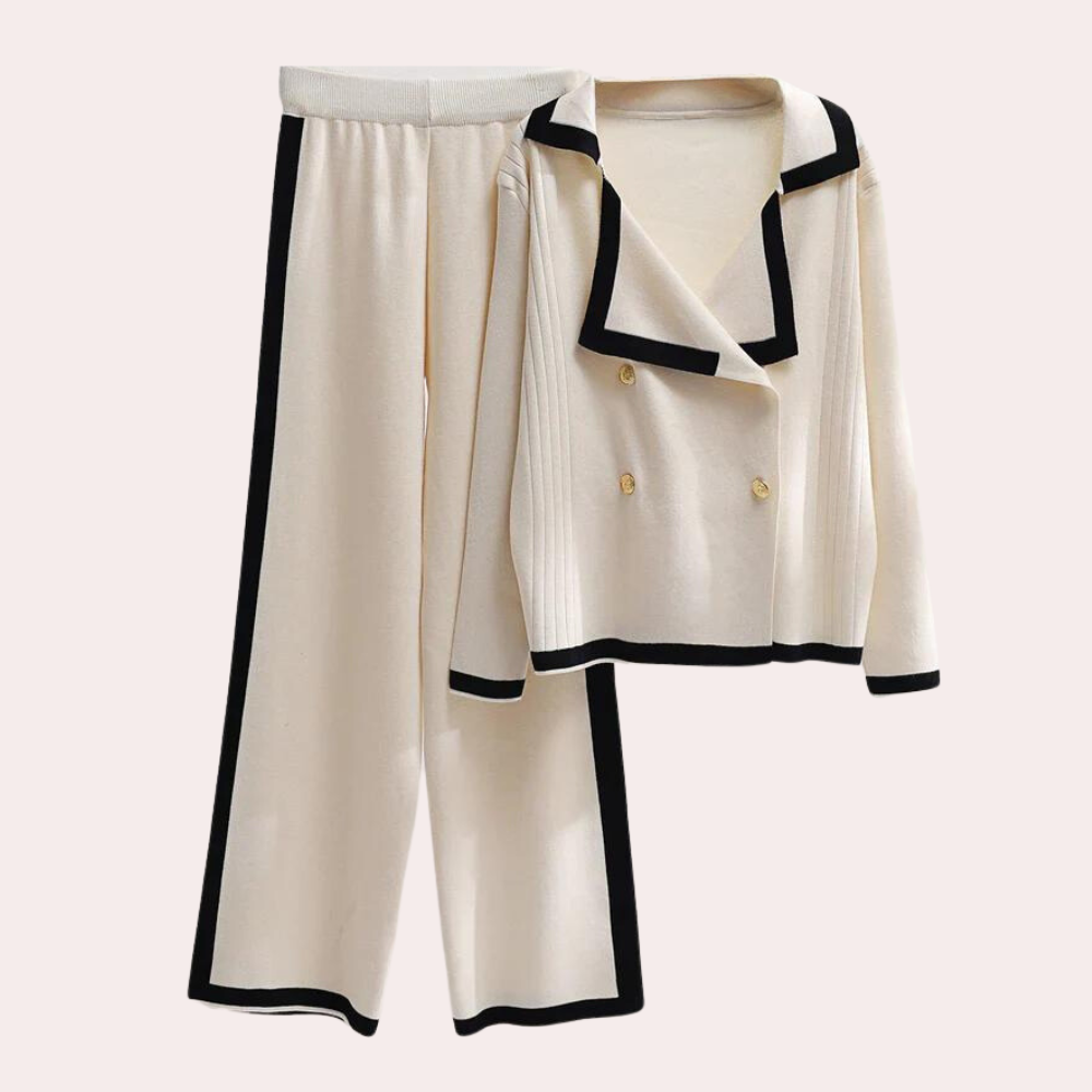 Levoire | Ensemble Femme Élégant Tendance, Élégant & Sans Effort Élégant Abricot