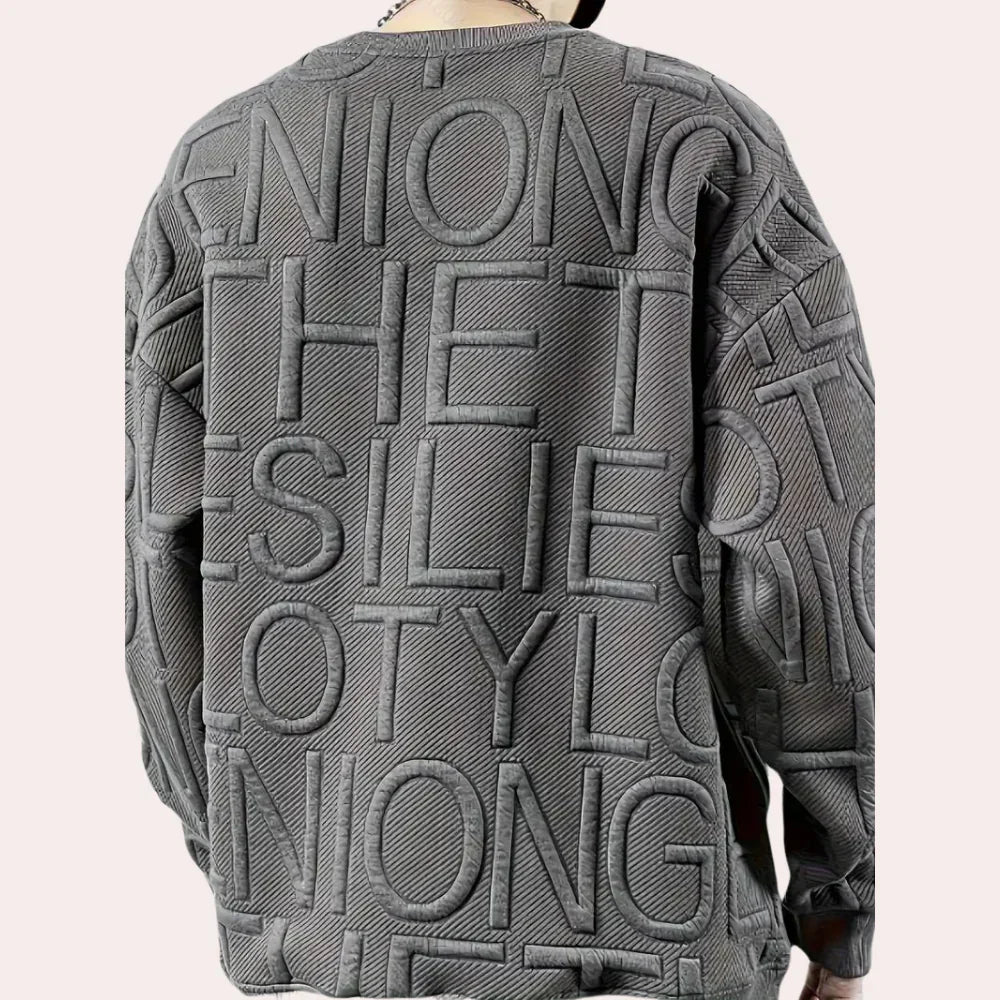 Levoire | Pull Homme Avec Structure En Relief