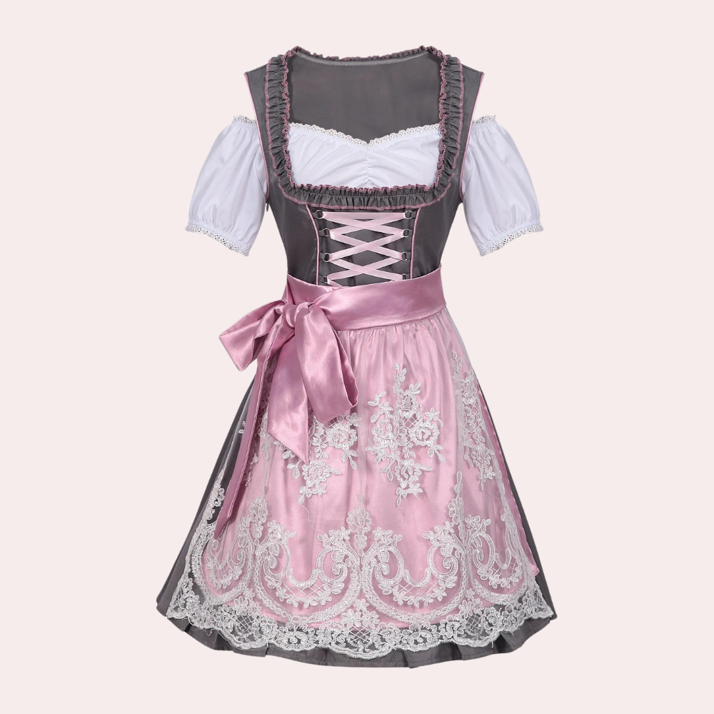 Levoire | Robe Oktoberfest Élégante Minimaliste Pour Femmes Gris