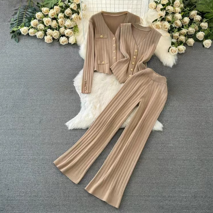 Levoire | Élégante Collection De Nœuds Pour Femmes En Trois Parties Élégante & Confortable Khaki