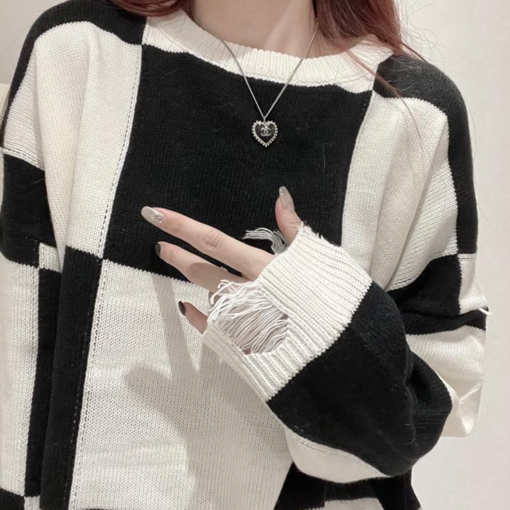 Levoire | Pull En Tricot Tendance Avec Franges Pour Femmes