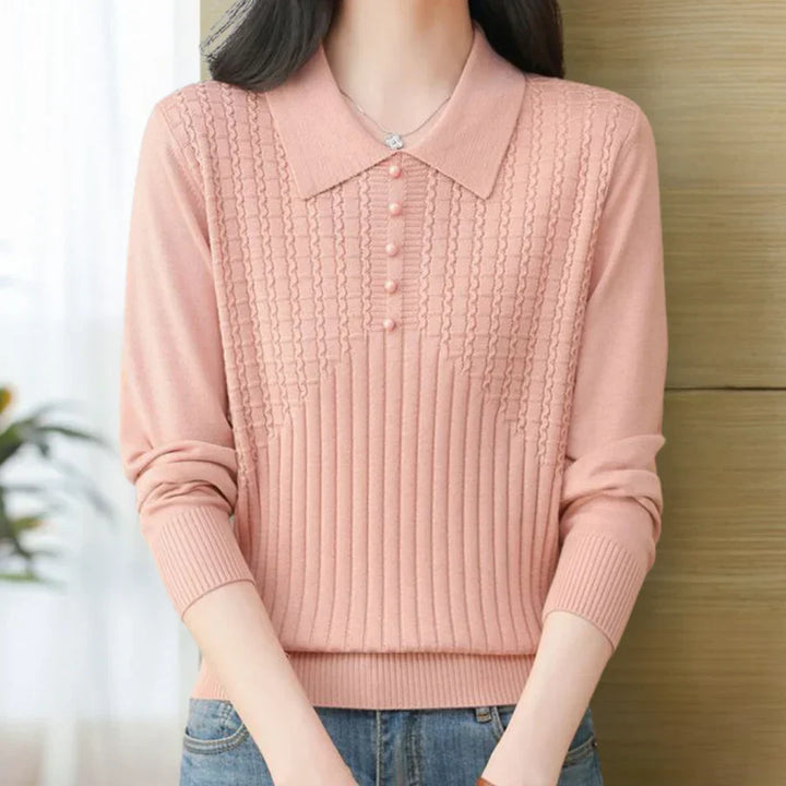 Levoire | Pull En Tricot Simple Pour Femmes Hell Rosa