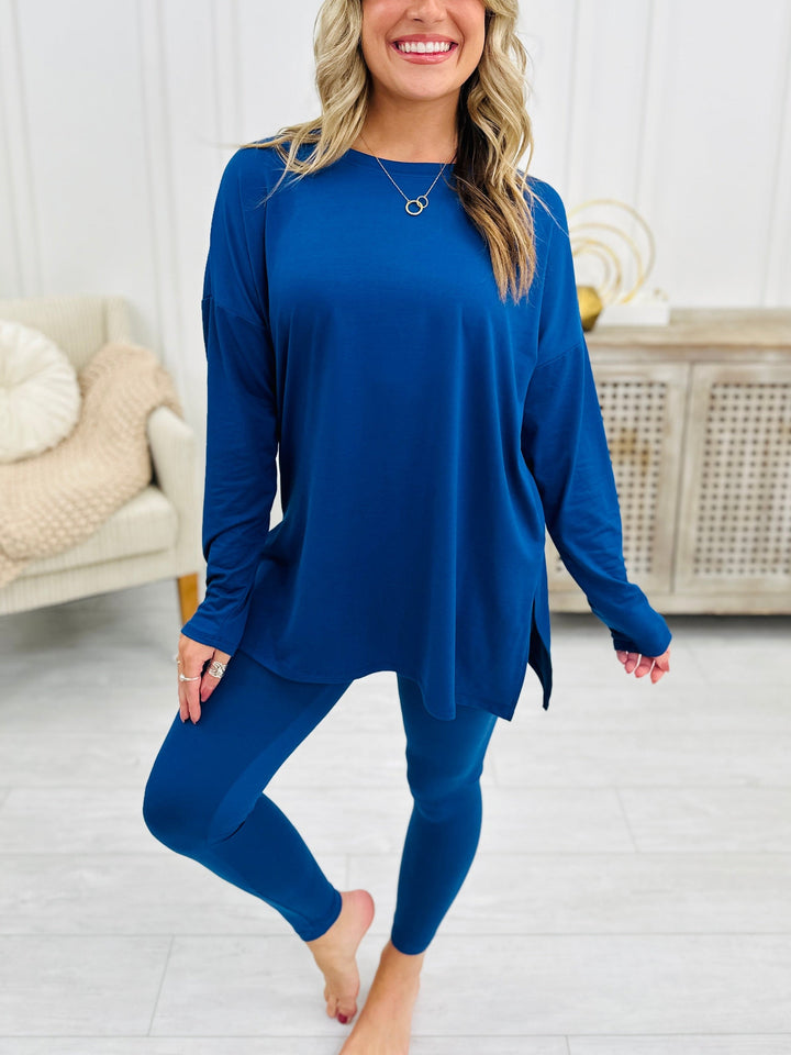 Levoire | Ensemble de loungewear à manches longues Bleu profond