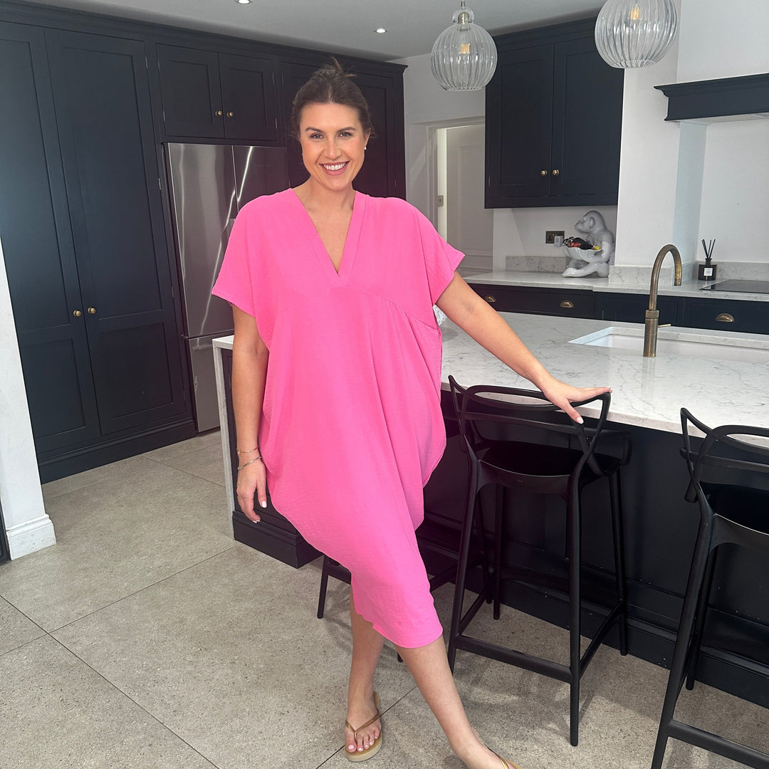 Levoire | Robe Midi Avec Décolleté En V
