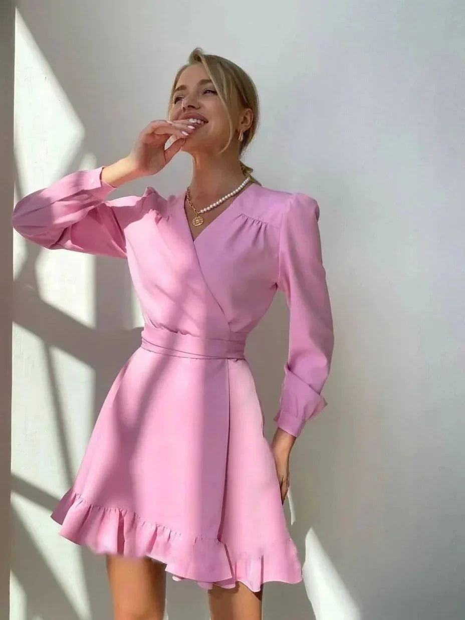 Levoire | Une Robe À Ligne Carmée Rosa
