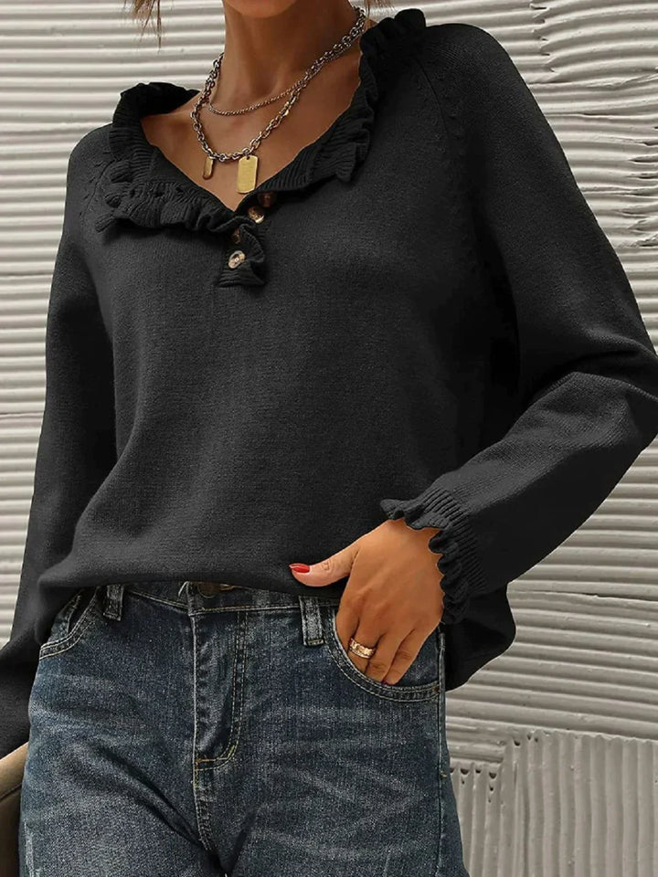 Levoire | Pull Léger Pour Femmes Noir