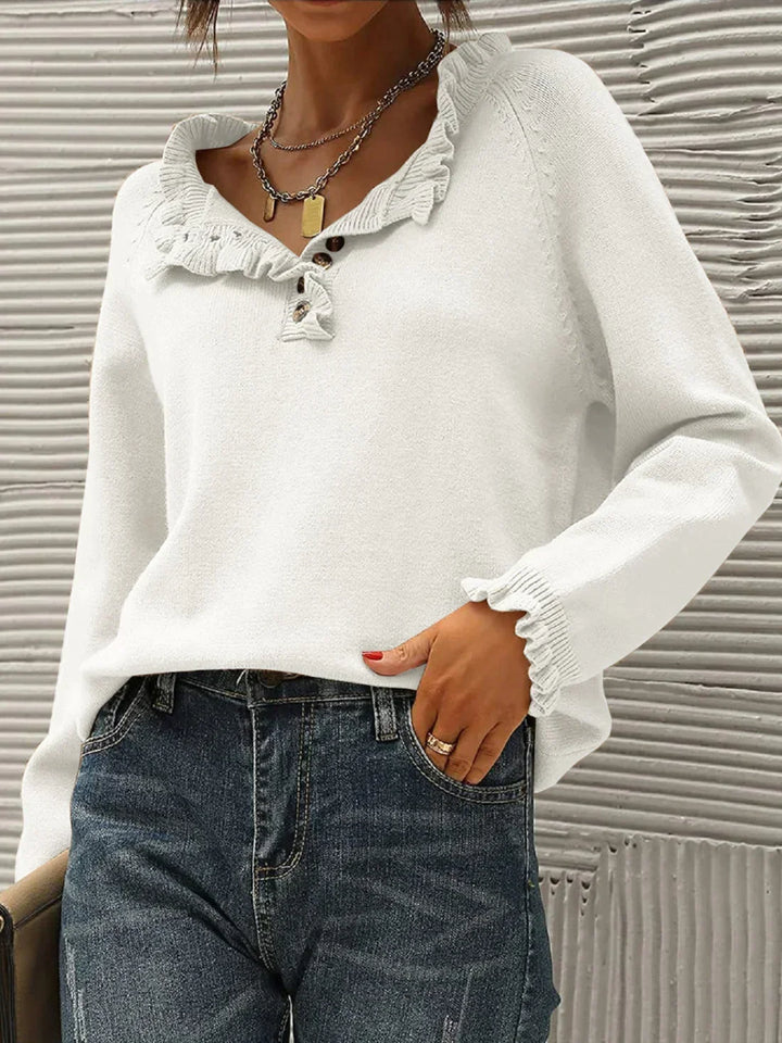 Levoire | Pull Léger Pour Femmes Blanc