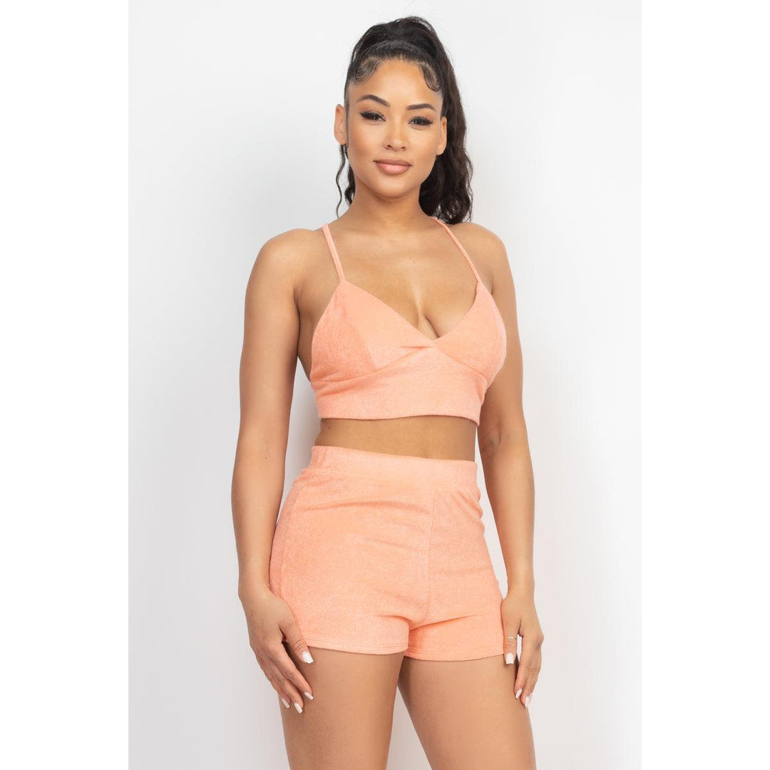 Levoire | Grande Taille Robe Bodycon Sans Manches Avec Imprimé Feuilles Midi Robe