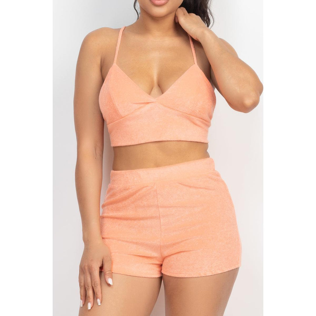 Levoire | Grande Taille Robe Bodycon Sans Manches Avec Imprimé Feuilles Midi Robe