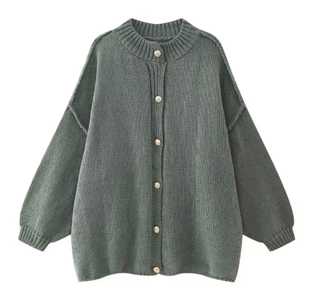Levoire | Grande Taille Cardigan Vert
