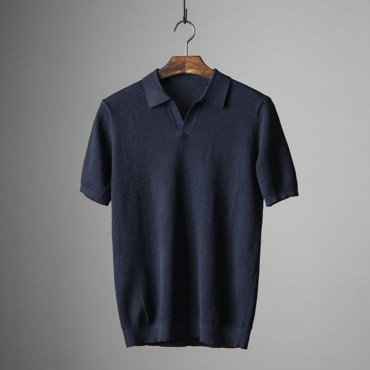 Levoire | Strukturiertes Polo Bleu fou