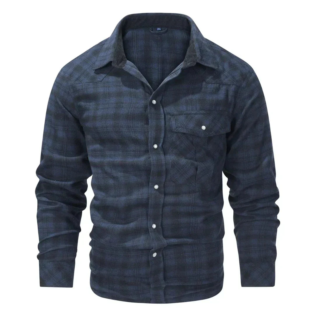 Levoire | Chemise À Carreaux Retro Elegant Hommes