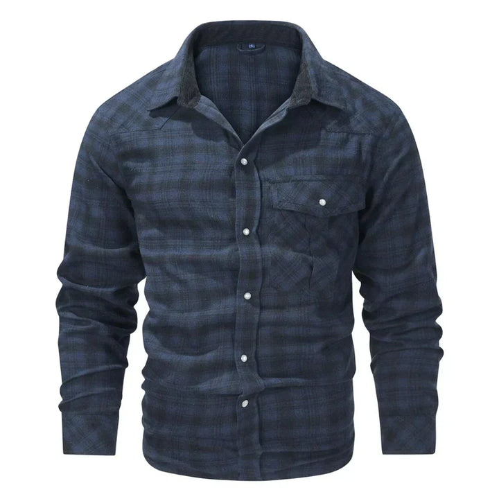 Levoire | Chemise À Carreaux Retro Elegant Hommes