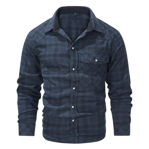 Levoire | Chemise À Carreaux Retro Elegant Hommes