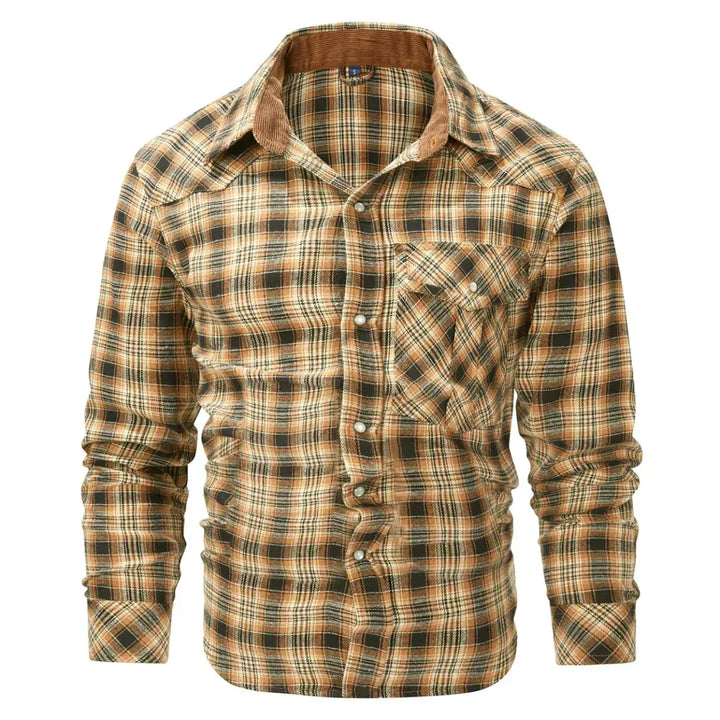Levoire | Chemise À Carreaux Retro Elegant Hommes