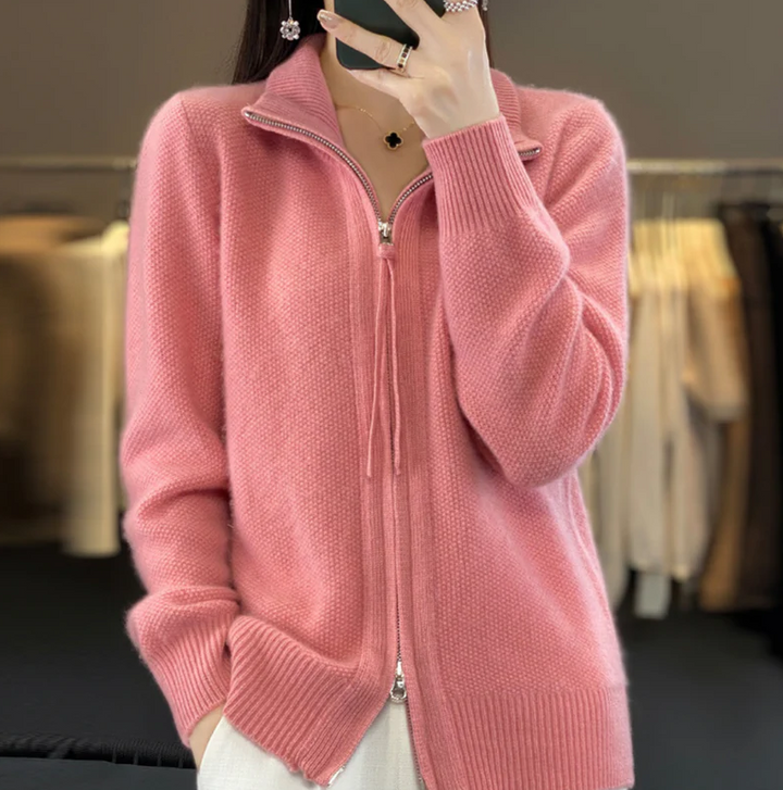 Levoire | Confortable veste en laine cachemire Rosa