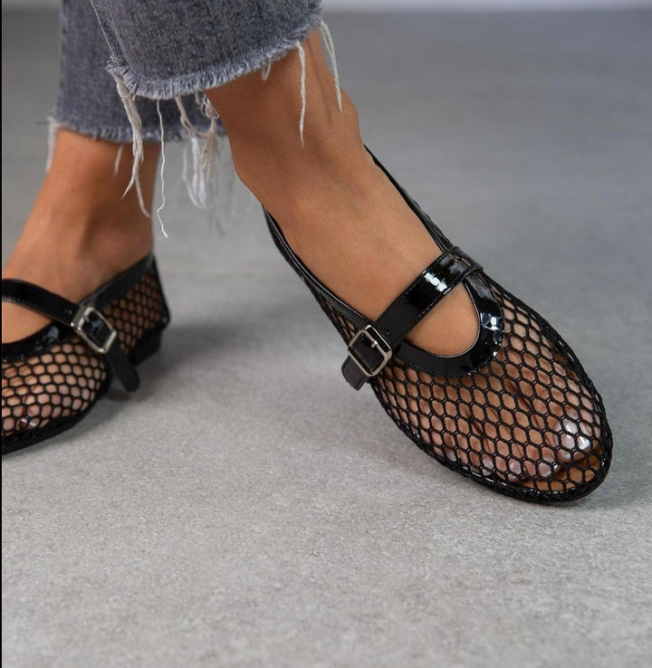 Levoire | Ballerines En Tissu En Maille