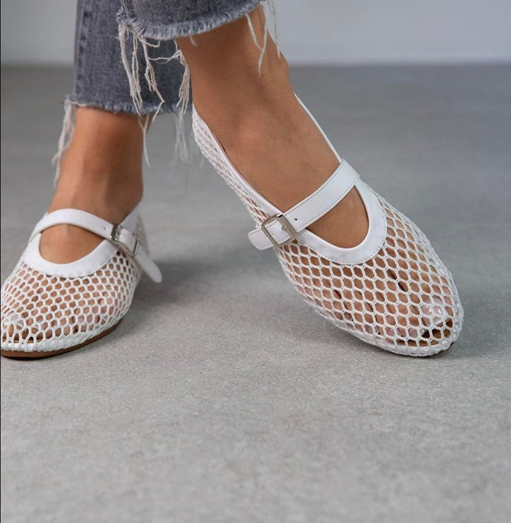 Levoire | Ballerines En Tissu En Maille