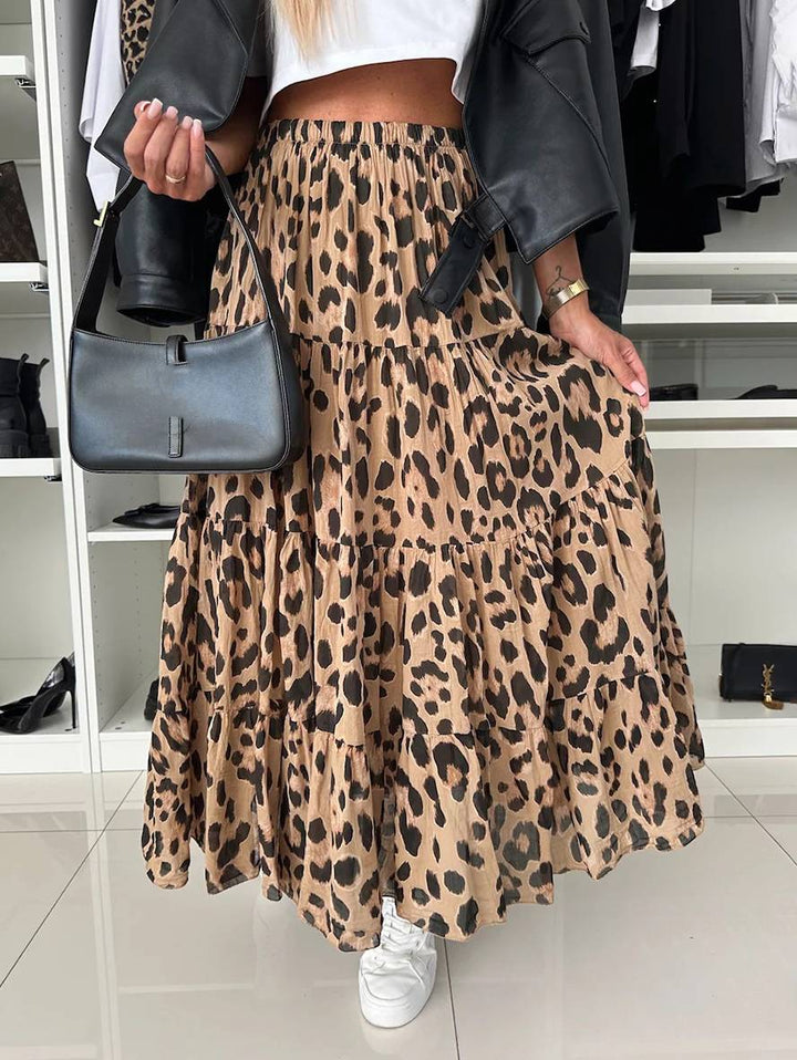 Levoire | Jupe À Panneaux Leo Mode De Loisirs Femme Braun