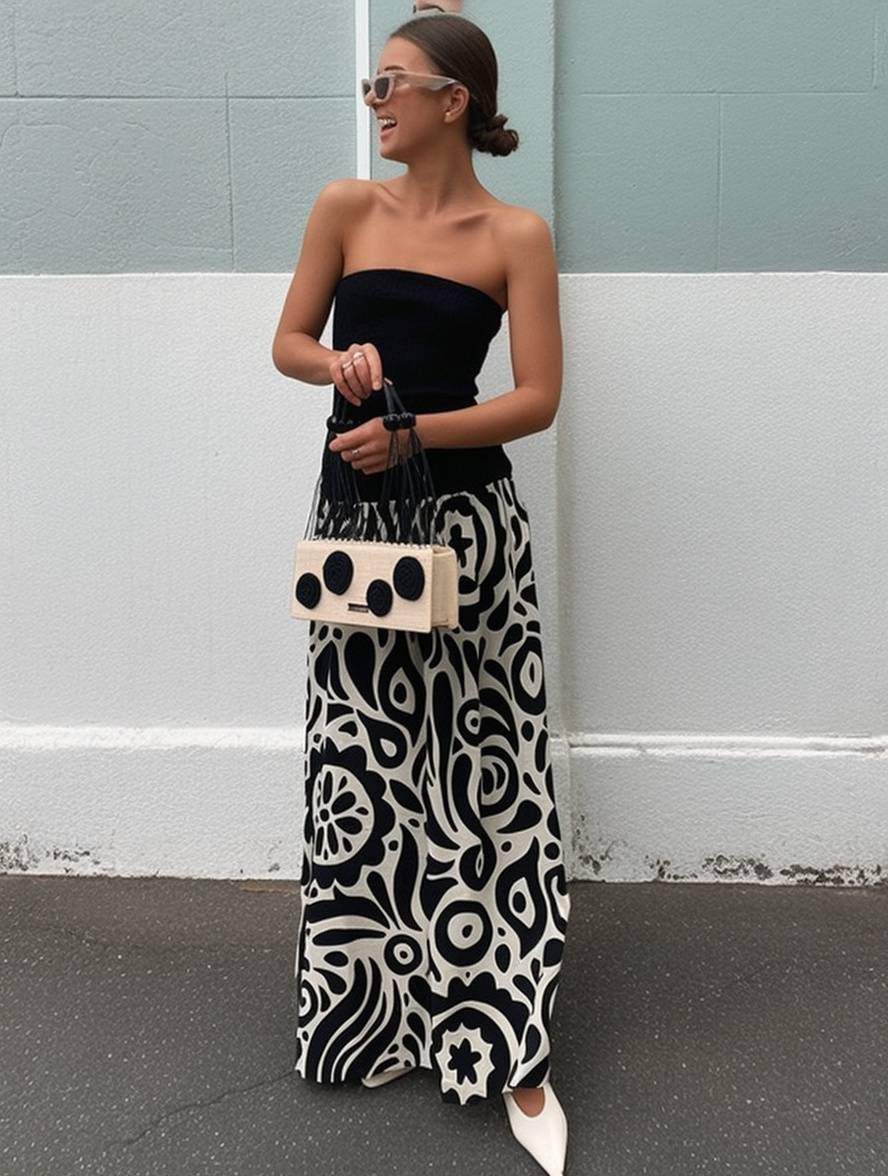Levoire | Élégante Robe Bustier Longue Sans Manches Femme Mode Décontractée Bal De Fin D'Année Noir