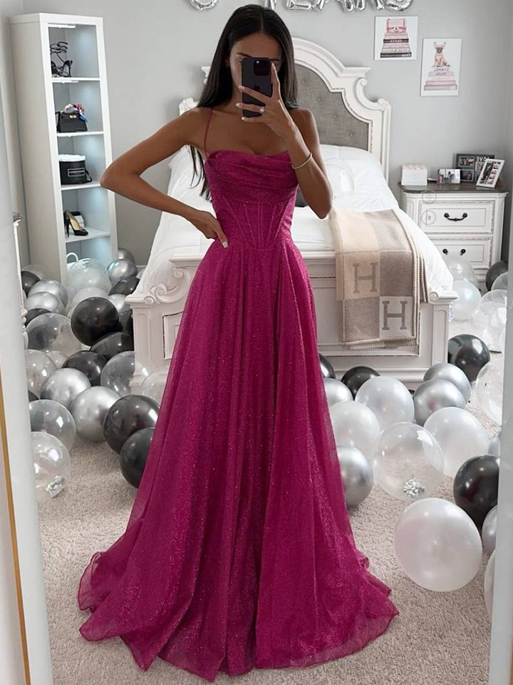 Levoire | Robe Longue Bronzage Avec Fines Bretelles Sans Manches Femme Élégante Soirée Cérémonie